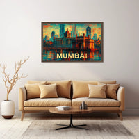 Mumbai Skyline Poster