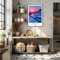 Pamukkale Sunset Travel Poster