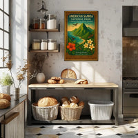 American Samoa National Park Scenic Vista Travel Poster