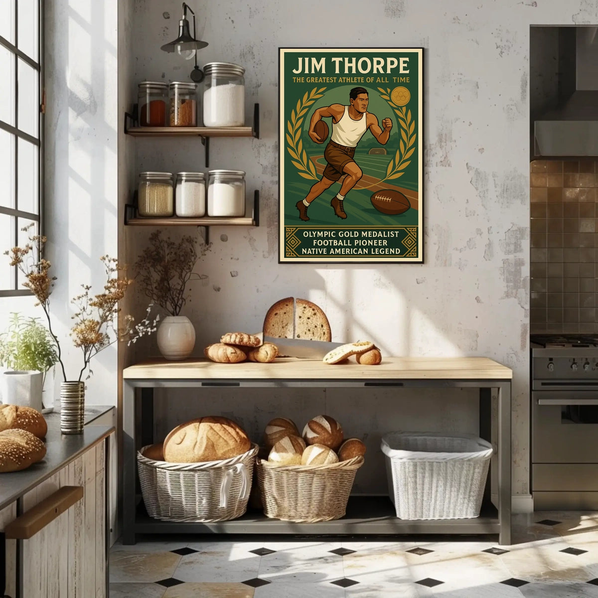 Jim Thorpe A Legendary Athlete Poster