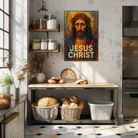 Jesus Christ Iconic Portrait Poster