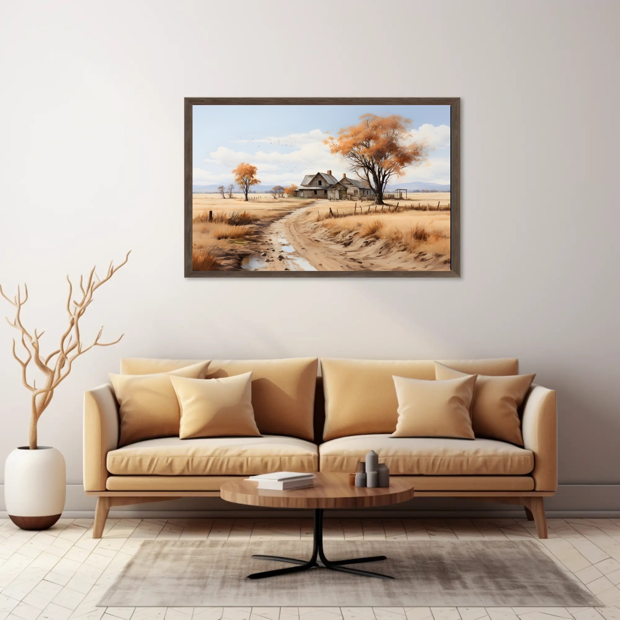 Autumn Serenity in the Countryside Poster