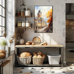 Autumn In A Historic City Poster