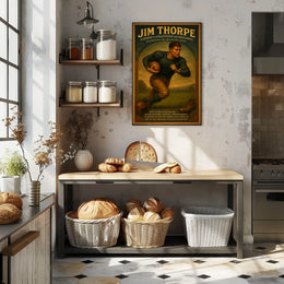 Jim Thorpe Icon of Athletic Prowess Poster