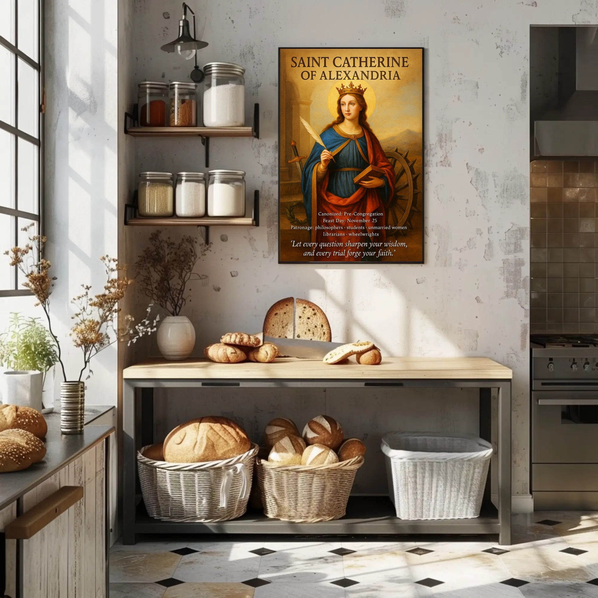 Saint Catherine of Alexandria Poster PosterGoat