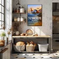 T-2 Buckeye The North American Safety Jet Poster PosterGoat
