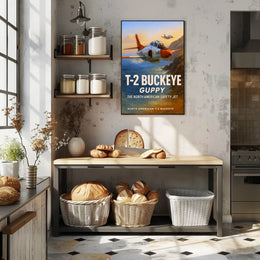 T-2 Buckeye The North American Safety Jet Poster PosterGoat