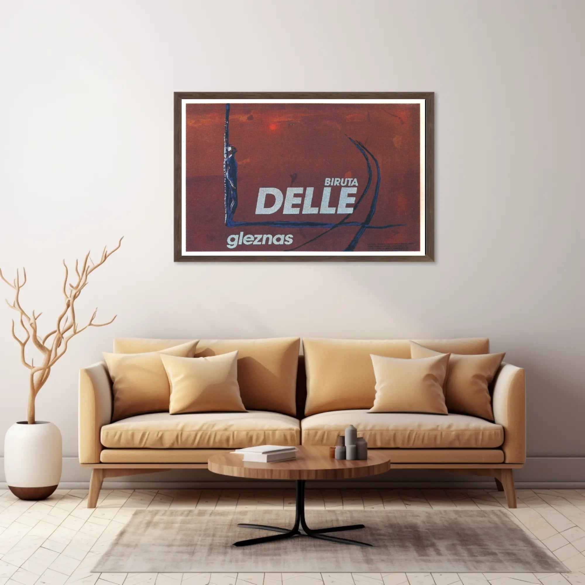 Biruta Delle Art Exhibition Poster