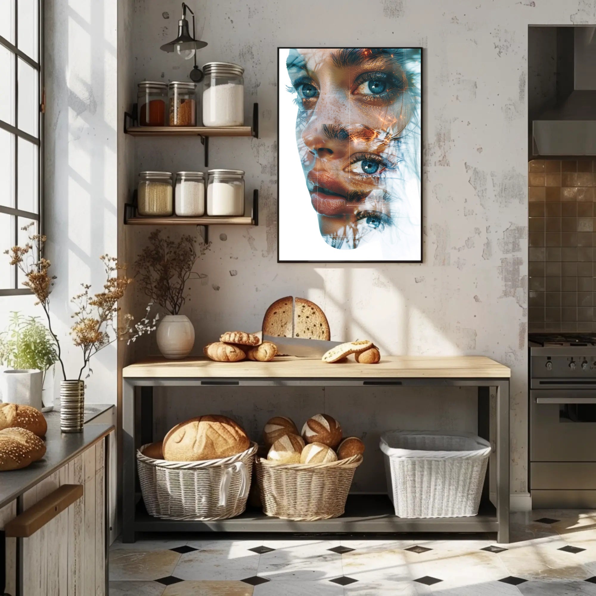 Mysterious Cloaked Figure Fantasy Art Poster Print PosterGoat