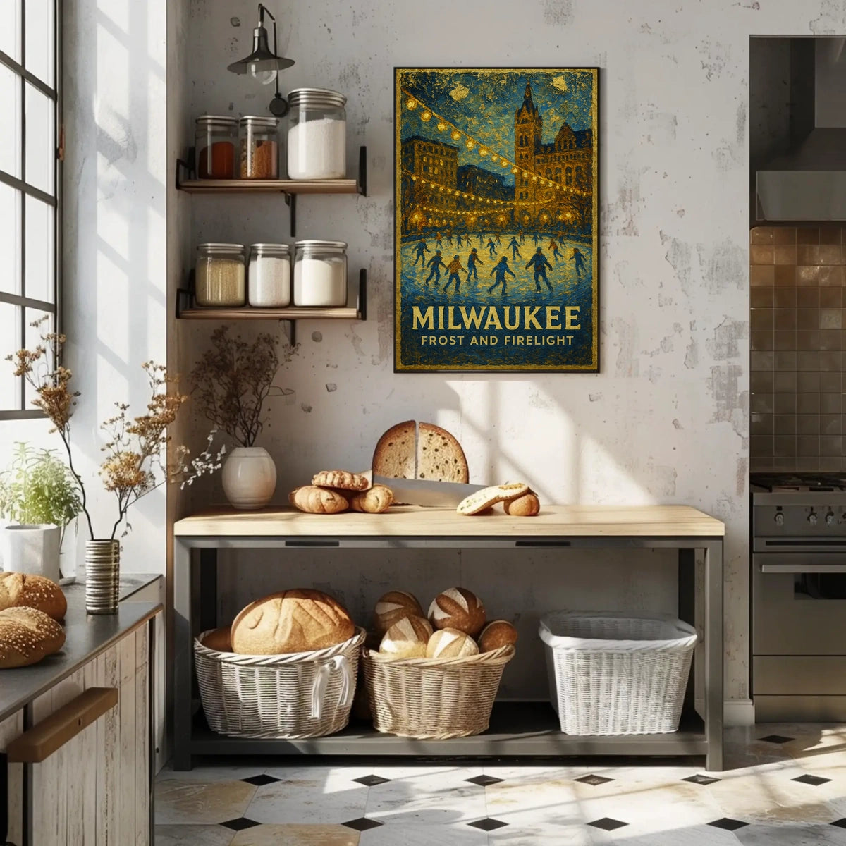 Milwaukee Frost And Firelight Poster