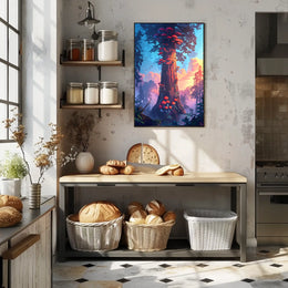 Enchanted Forest Tower Poster