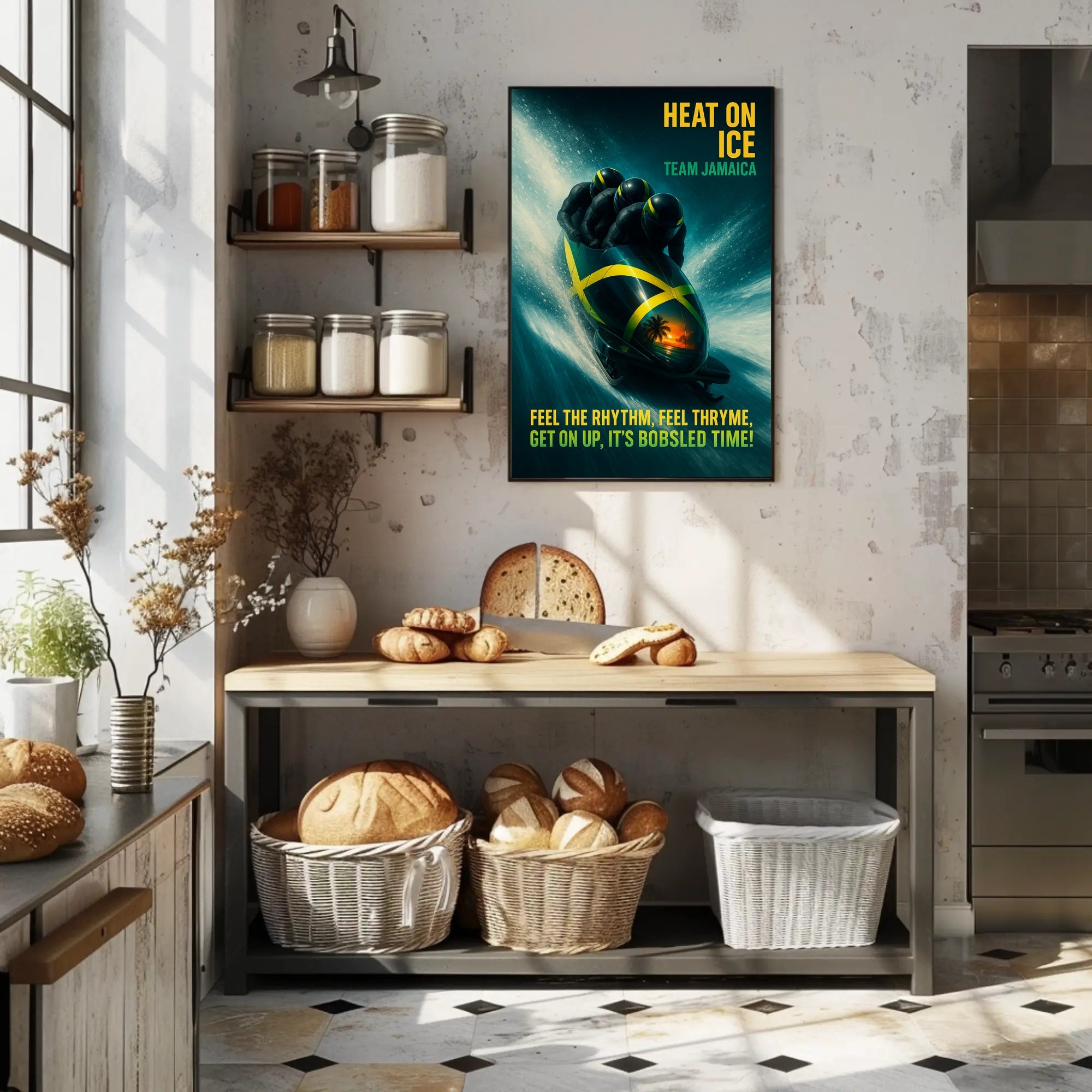 Heat On Ice Team Jamaica Poster