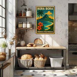 Bora Bora Tropical Paradise Poster