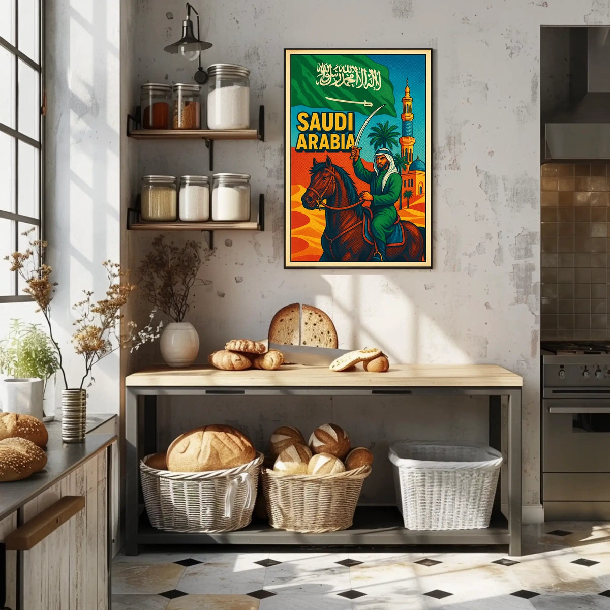 Saudi Arabia Heritage Poster