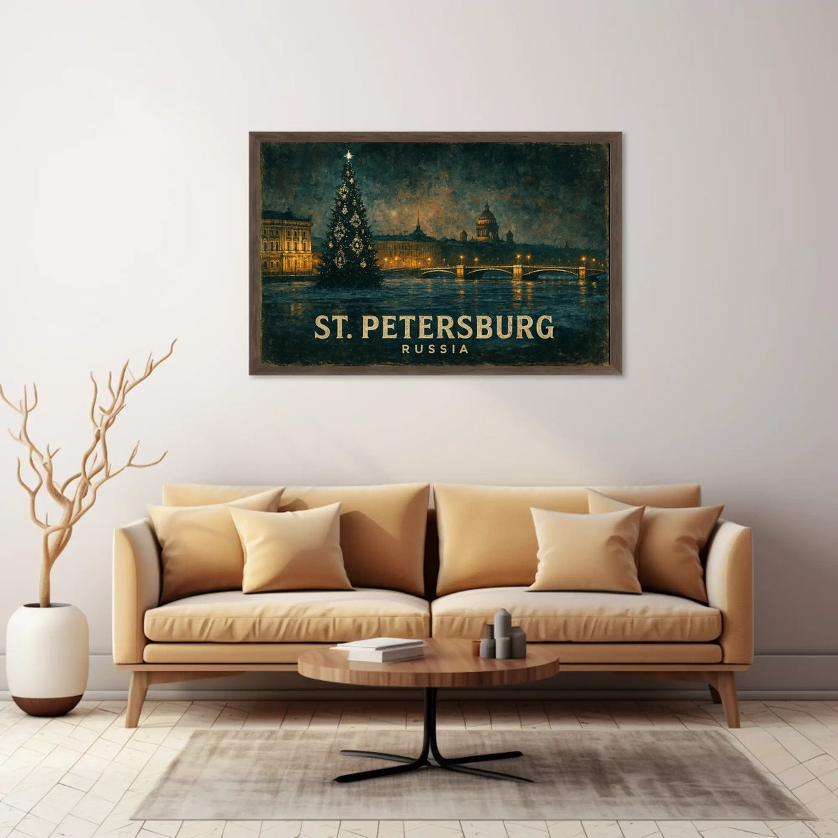 St. Petersburg at Night Poster