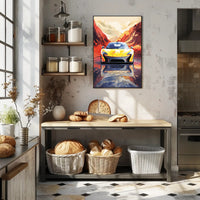 Vibrant Velocity Poster PosterGoat