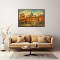 Rome, Italy A Timeless Cityscape Poster