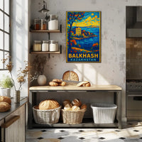 Balkhash, Kazakhstan Poster