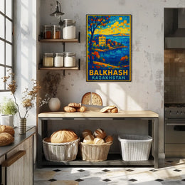 Balkhash, Kazakhstan Poster