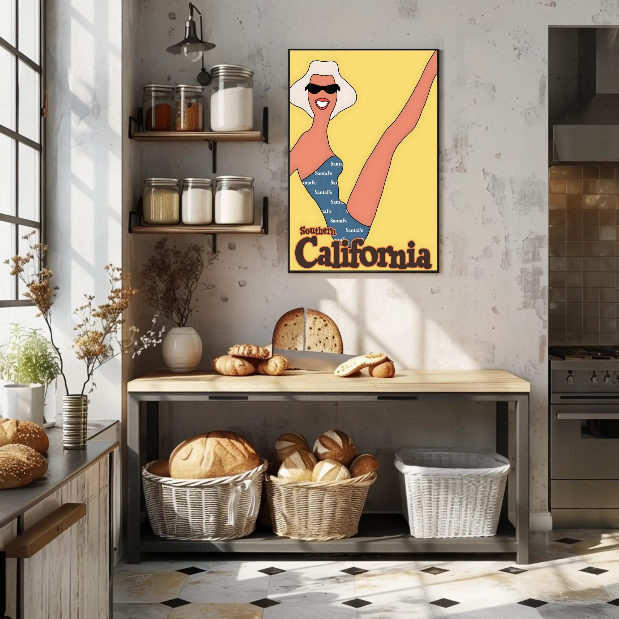 Playful Summer Vibes Pop Culture Poster
