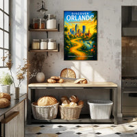 Discover Orlando Poster PosterGoat