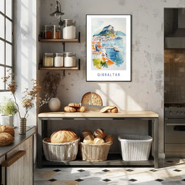 Scenic View of Gibraltar Poster PosterGoat