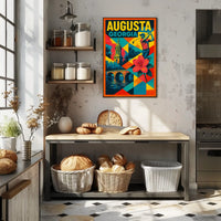 Augusta, Georgia A Vibrant Tribute Poster