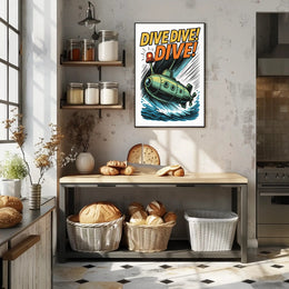 Dive Dive Dive! Poster PosterGoat