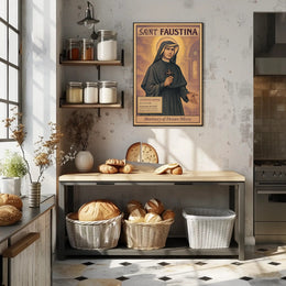 Saint Faustina Poster PosterGoat