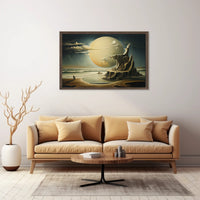 Otherworldly Fantasy Beach Scene Surrealistic Fantasy or Mythology Poster