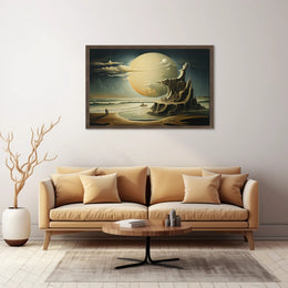 Otherworldly Fantasy Beach Scene Surrealistic Fantasy or Mythology Poster