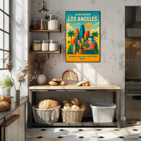 Discover Los Angeles Wall Art Print PosterGoat