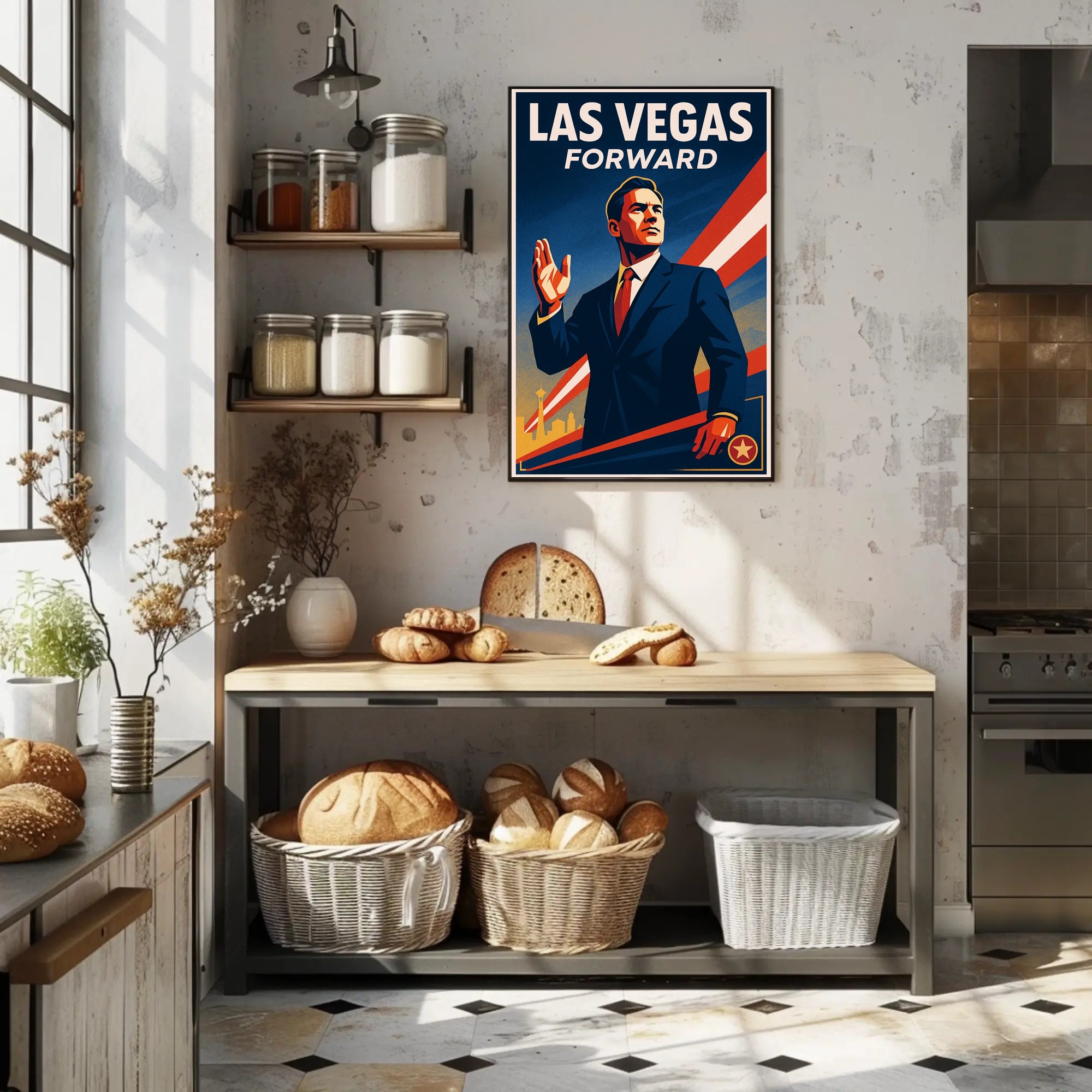 Las Vegas Forward Poster PosterGoat