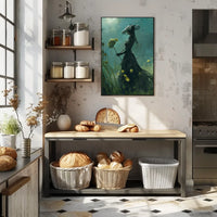 Vintage Parisian Street Scene Poster