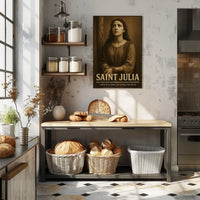 Saint Julia Patroness Of Corsica Poster