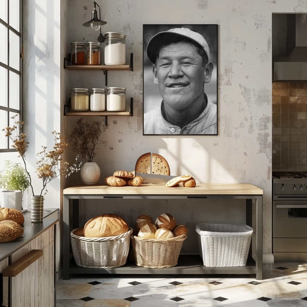 Vintage Baseball Legend Poster