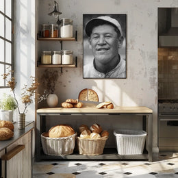Vintage Baseball Legend Poster