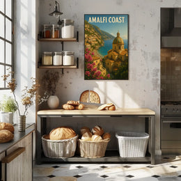 Amalfi Coast Poster Museum Quality Wall Art Print 18x24
