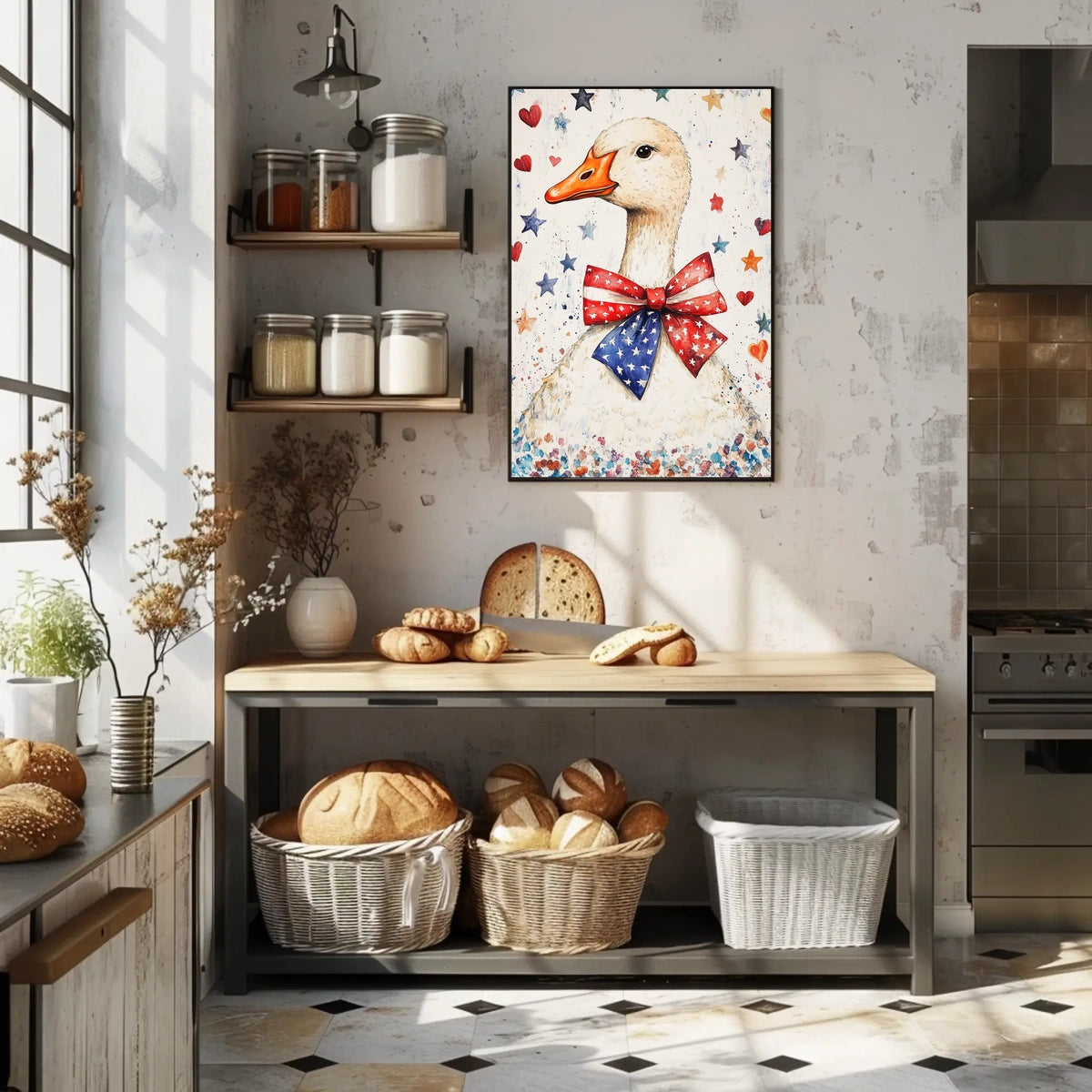 patriotic goose Poster