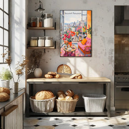 Bucaresti Serenity: A Balcony View Poster