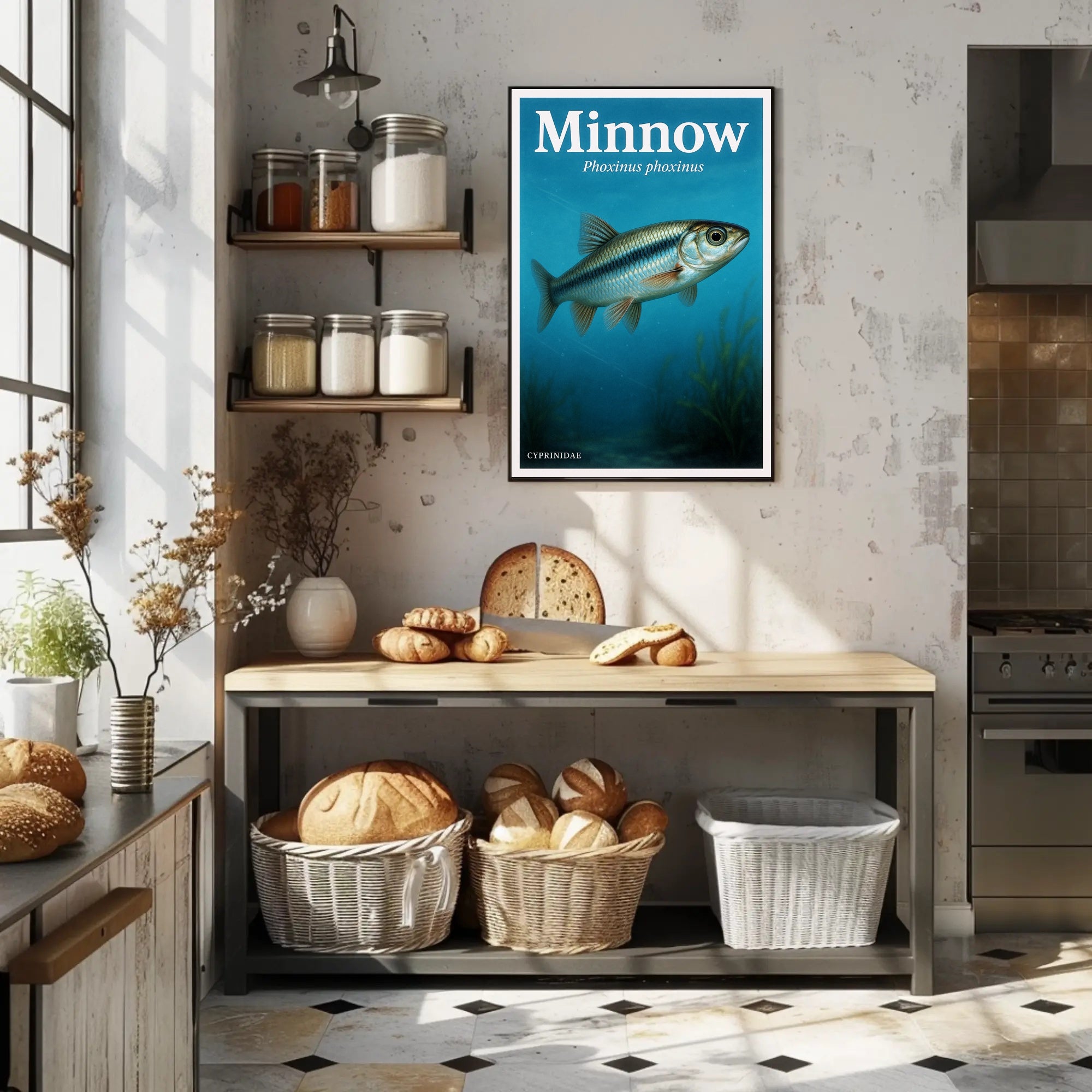Minnow - Phoxinus phoxinus Poster PosterGoat