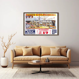 Clyde Beatty-Cole Bros. Circus Poster