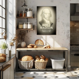 James Madison 4Th President Poster