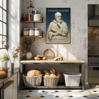 Galileo Galilei Father Of Modern Poster