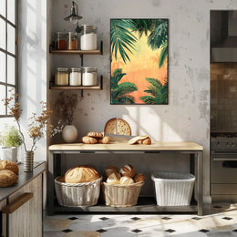 Tropical Rainfall Art Print Poster for Home Decor and Travel Enthusiasts PosterGoat