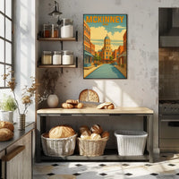McKinney, Texas A Vintage Tribute Poster