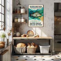 Barramundi The Aussie Delicacy Poster