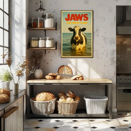Jaws The Moo-Ving Poster