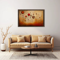 Abstract Geometric Harmony: Modern Minimalist Artistic Poster