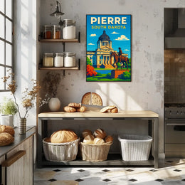 Pierre, South Dakota Poster